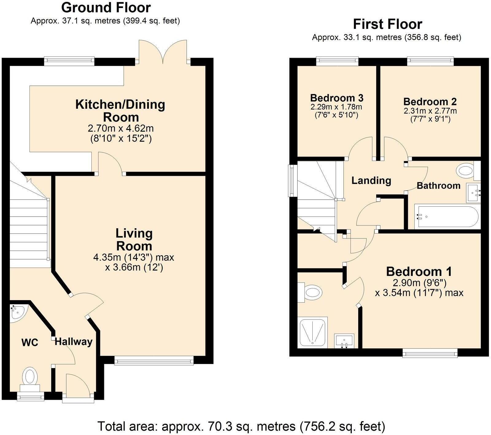 Bickland View , Falmouth , Cornwall, TR11 5LP floorplan