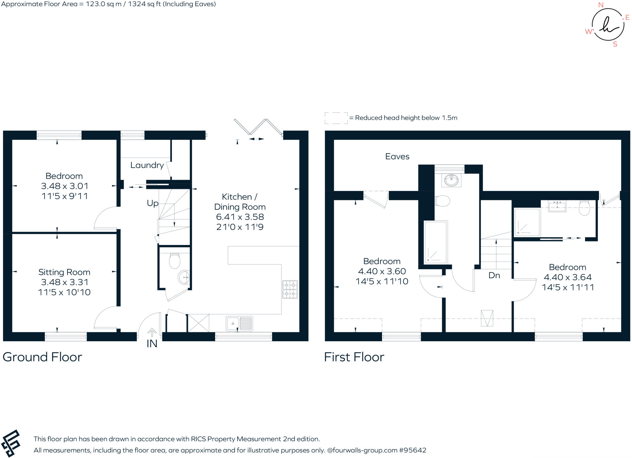 St. Peters Mead, Rotherfield, TN6 floorplan