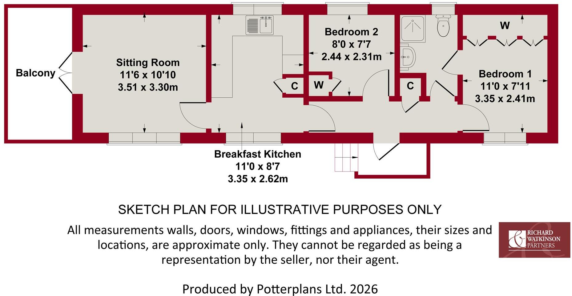 Harby Road, Langar, Nottingham floorplan