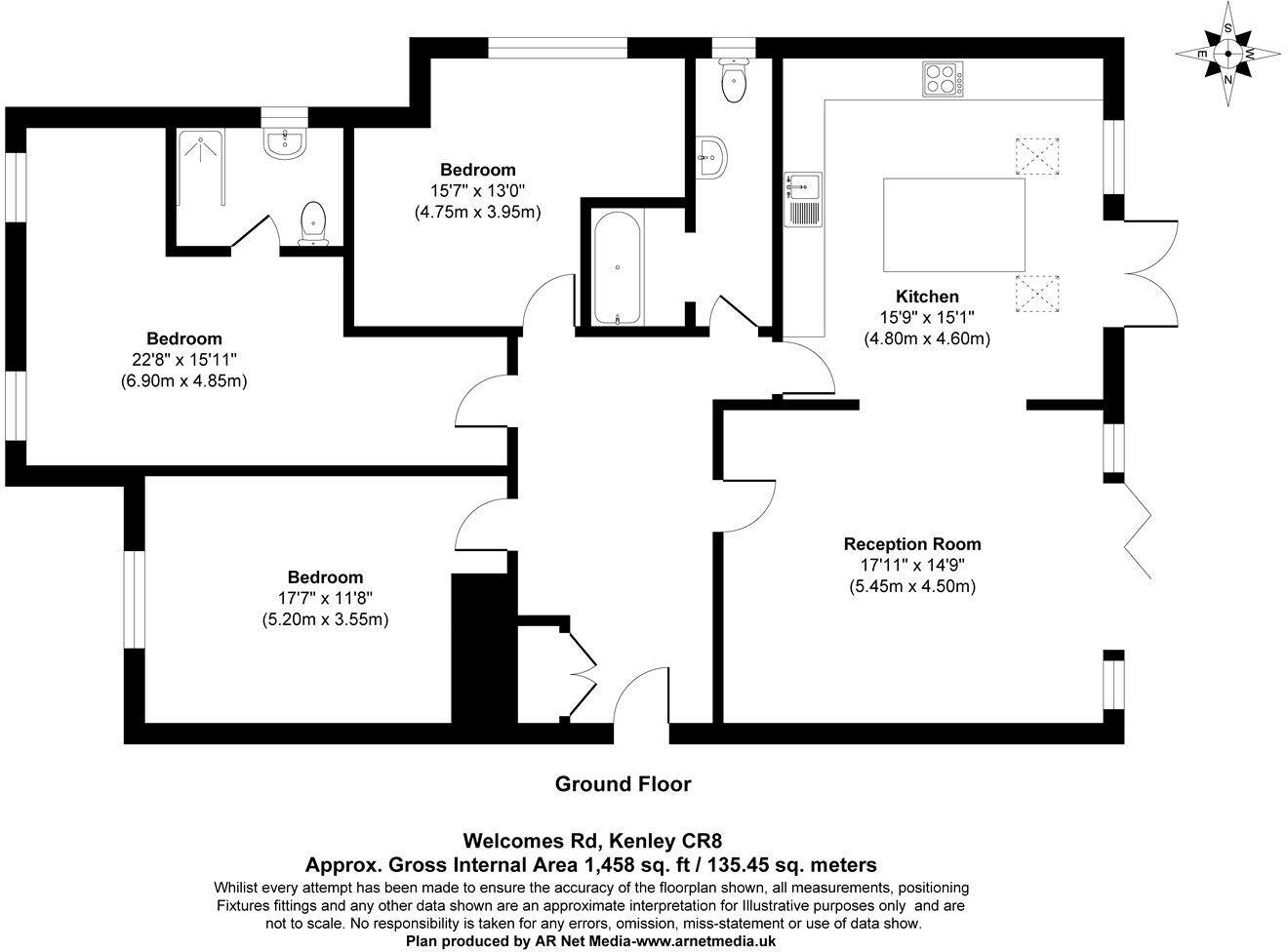 Welcomes Road, Kenley, Surrey, CR8 floorplan
