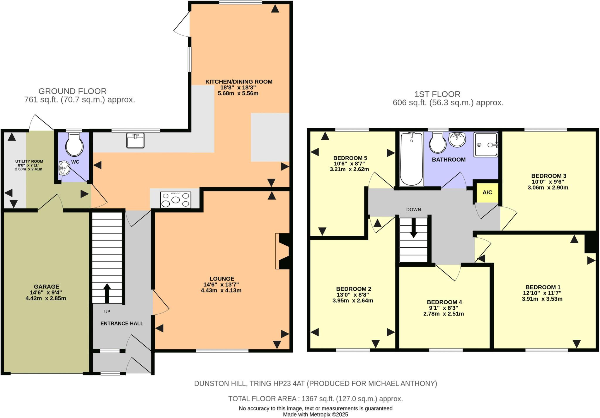 Dunston Hill, Tring floorplan