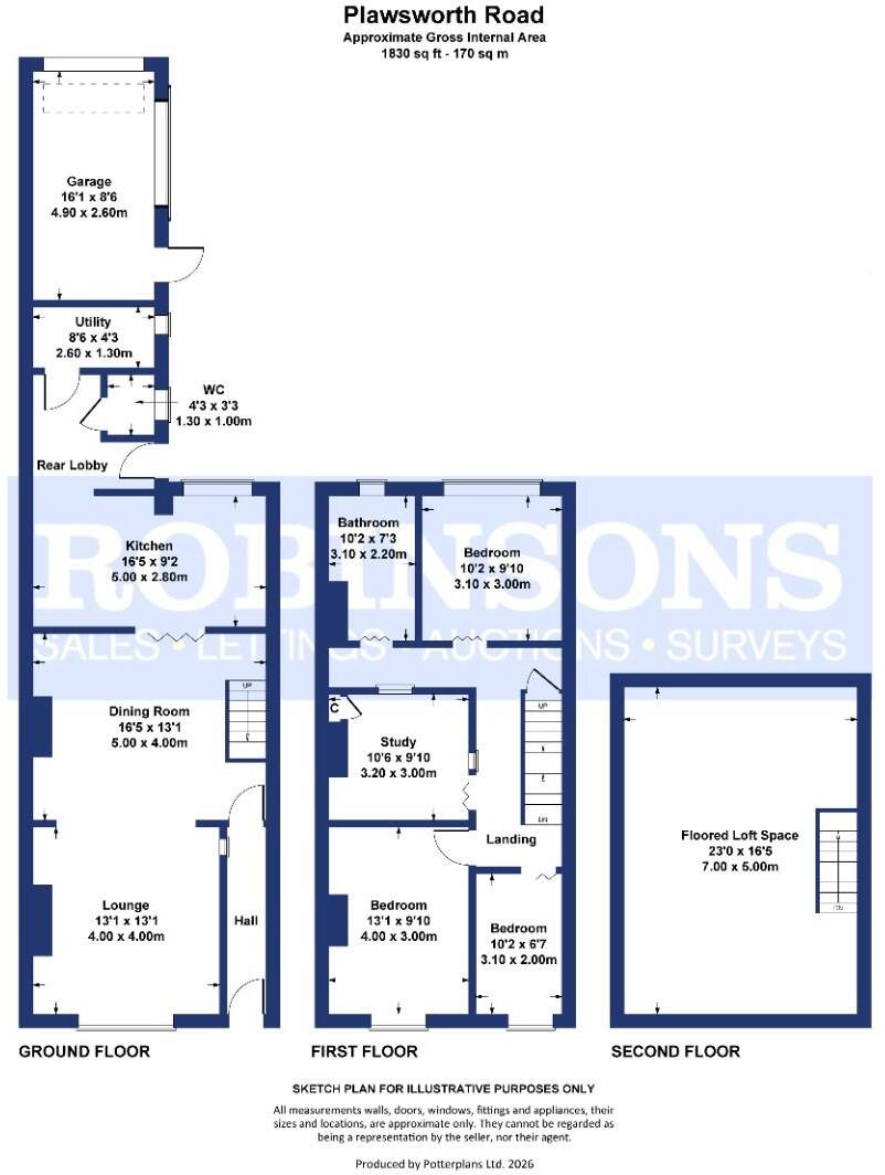 Plawsworth Road, Sacriston, Durham floorplan