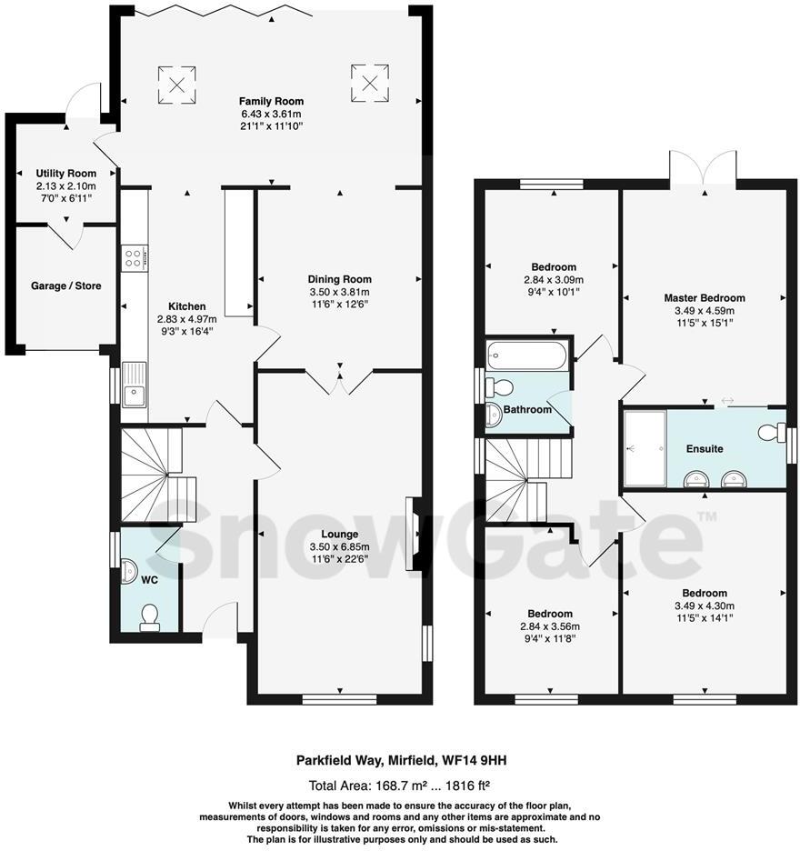 Parkfield Way, Mirfield floorplan