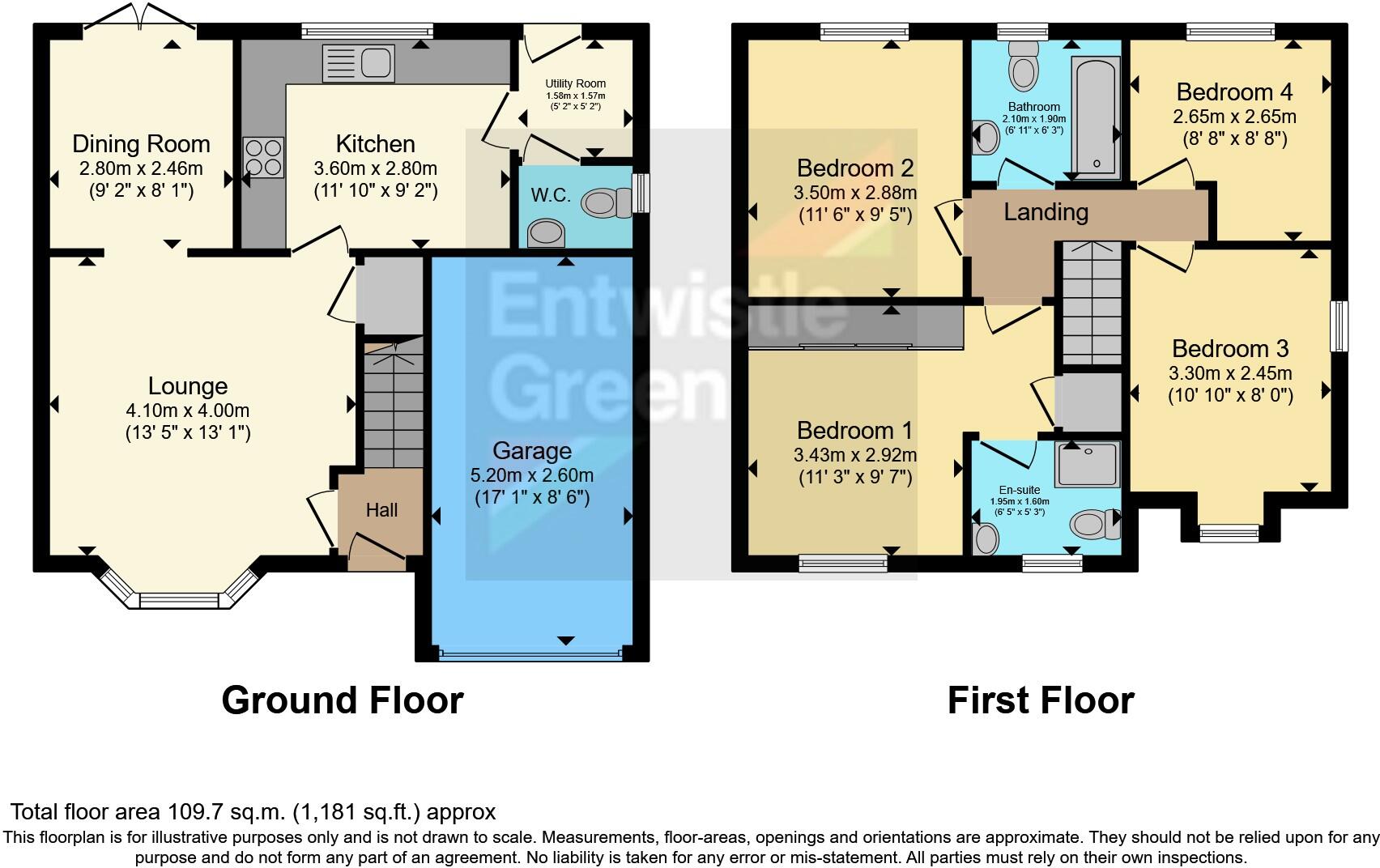 Chatsworth Fold, Ince, Wigan, Greater Manchester, WN3 floorplan