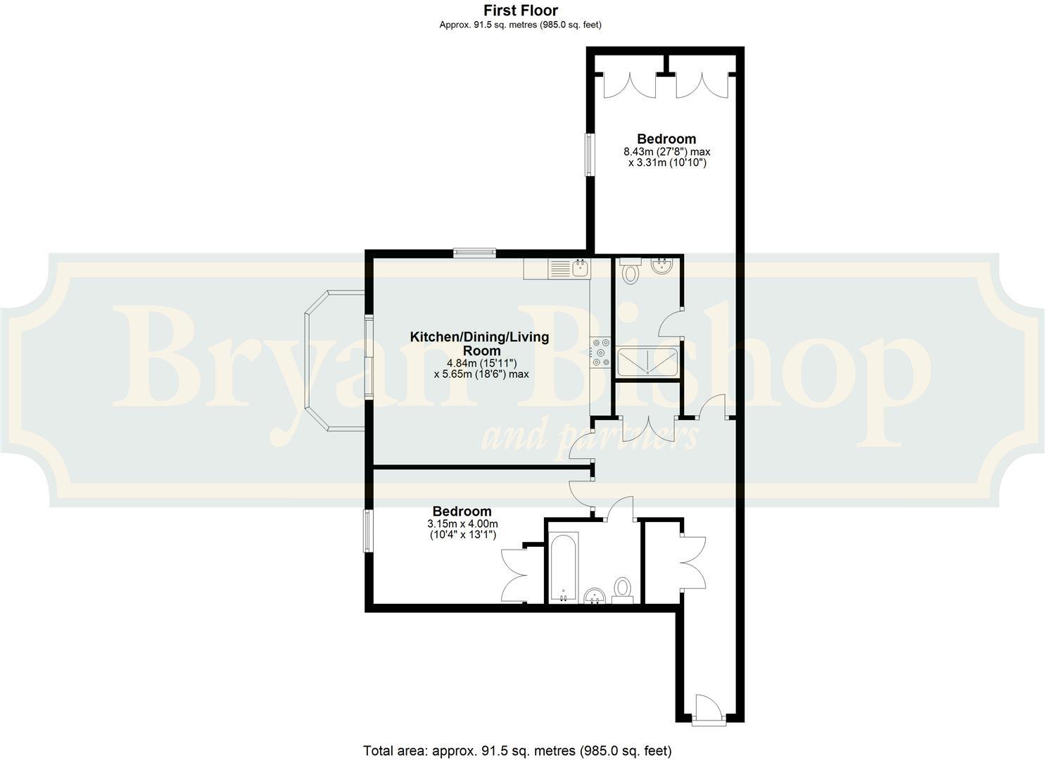 Butterwick Way, Welwyn floorplan
