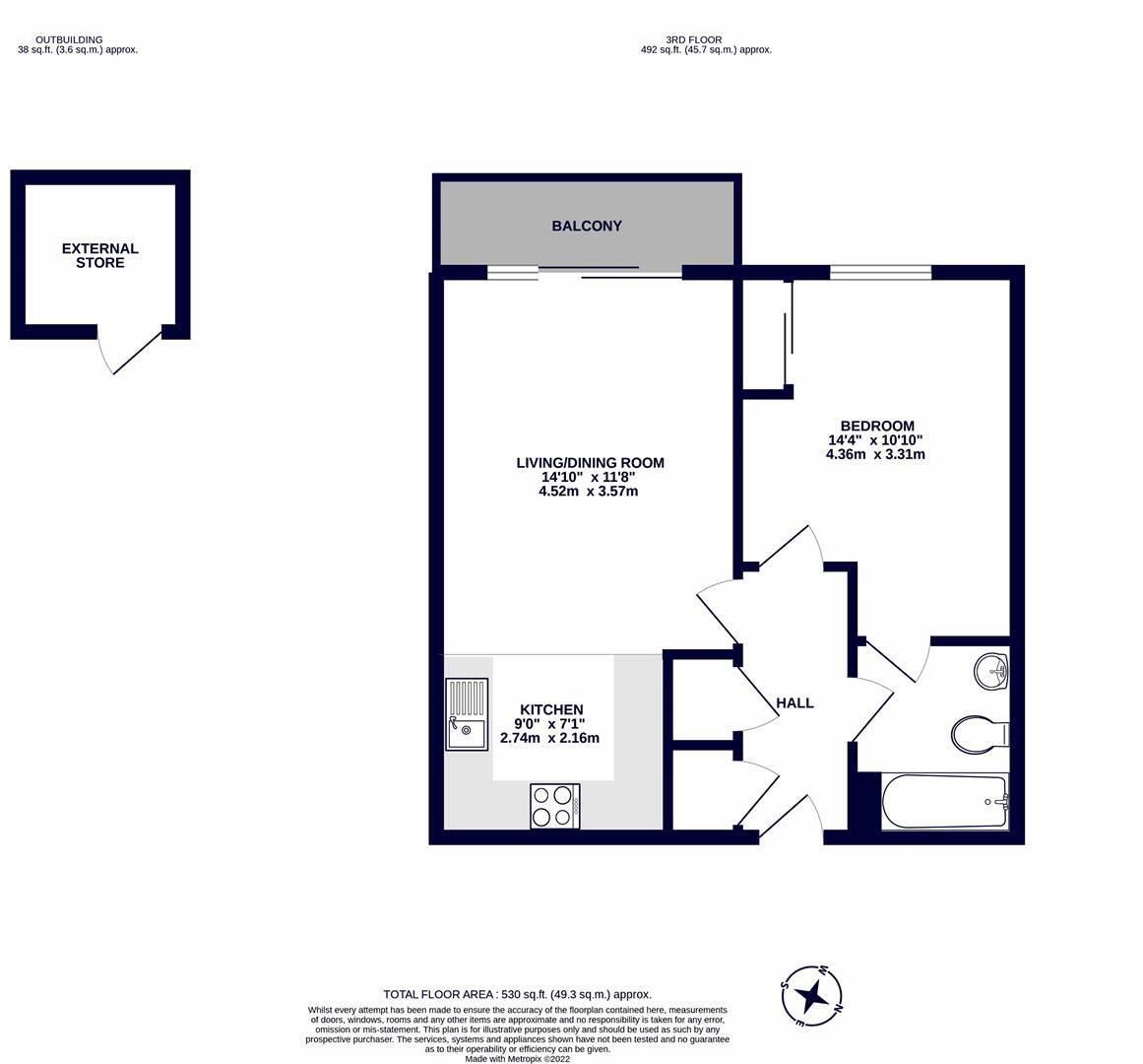 Zeus Court, Fairfield Road, West Drayton, UB7 floorplan