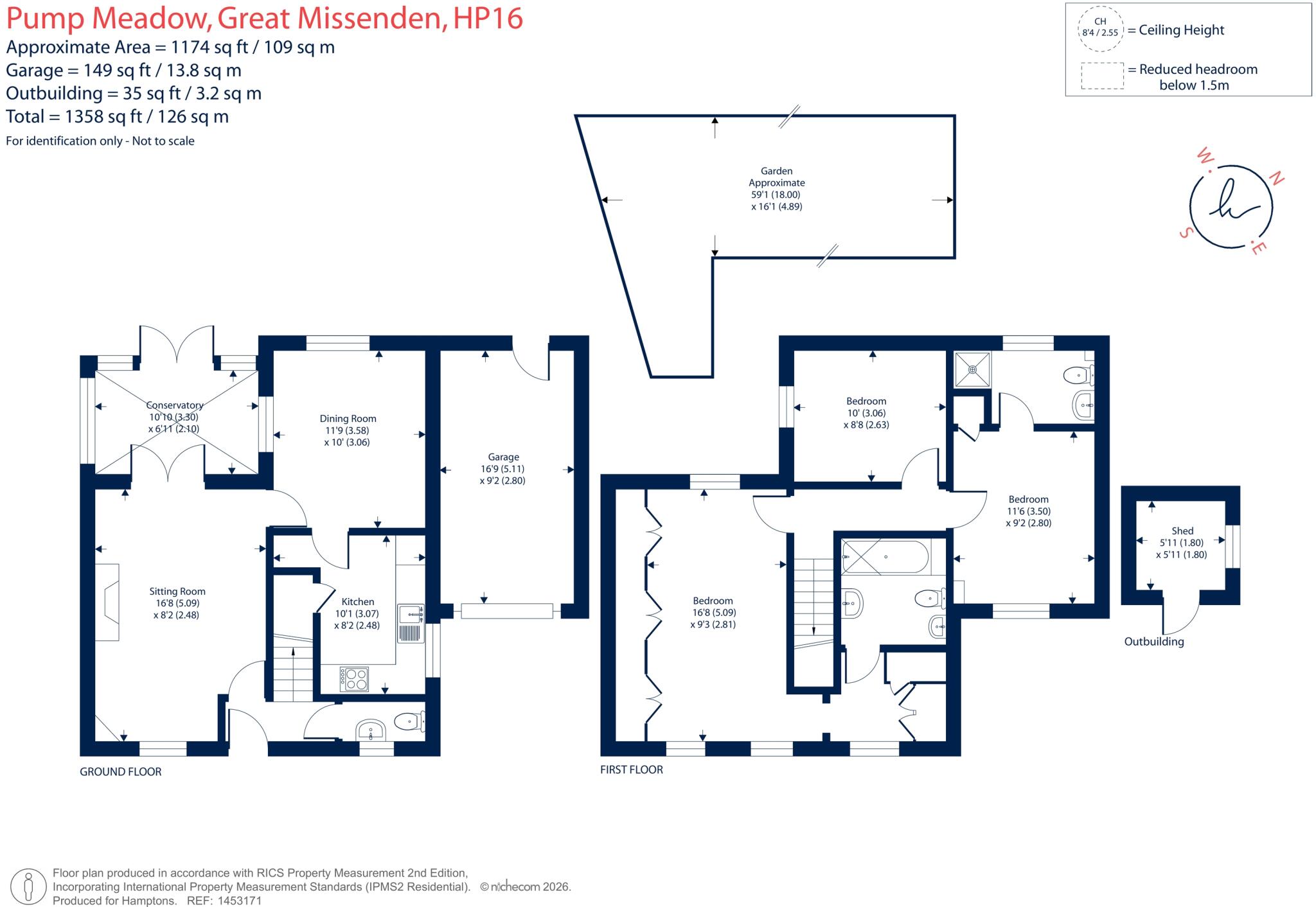 Pump Meadow, Great Missenden, HP16 floorplan