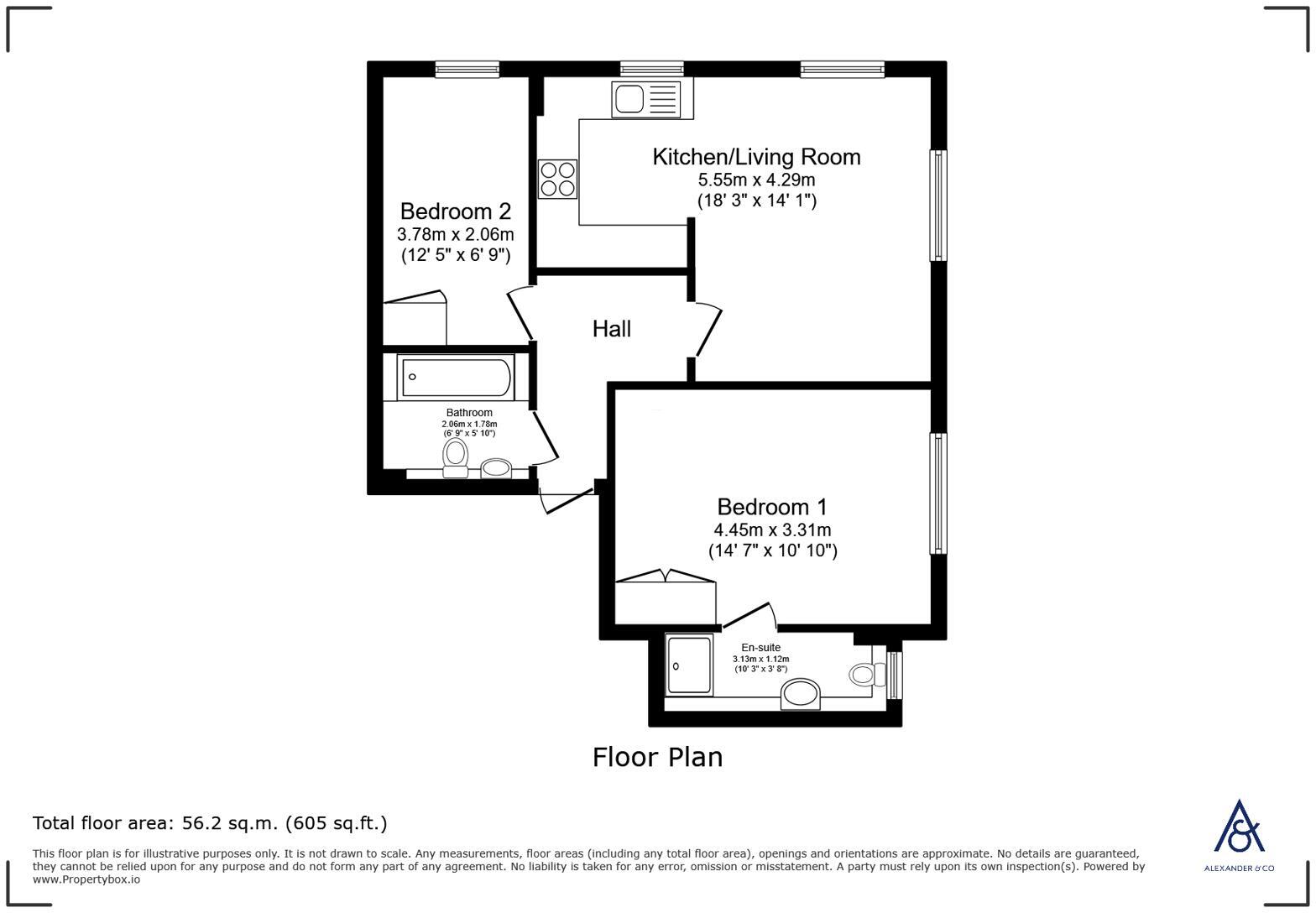 Garth Court, Bicester, Oxfordshire, OX26 floorplan
