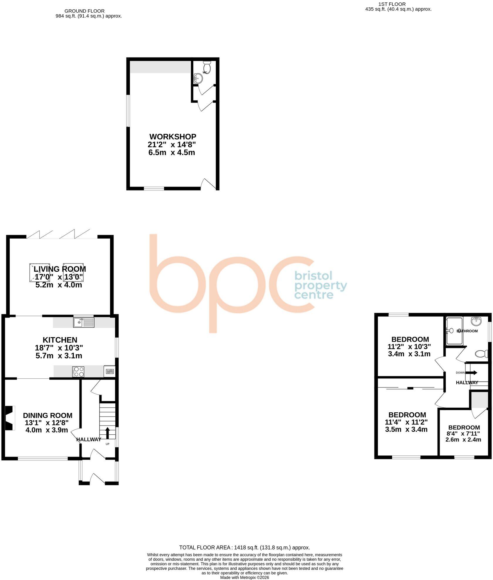 Ravenglass Crescent, Bristol, BS10 floorplan