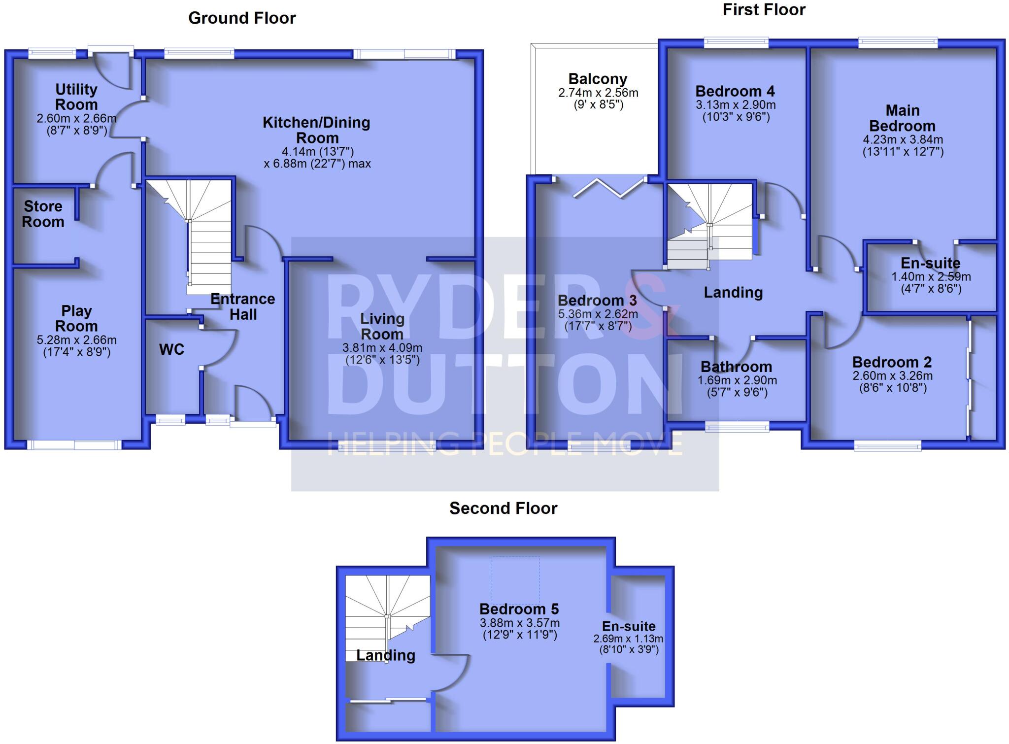 Greenfields, Sowerby Bridge, West Yorkshire, HX6 floorplan