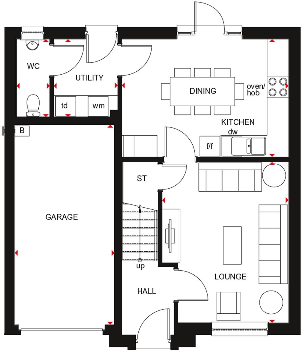 Mains Loan, 
Dundee, 
DD4 7DF floorplan