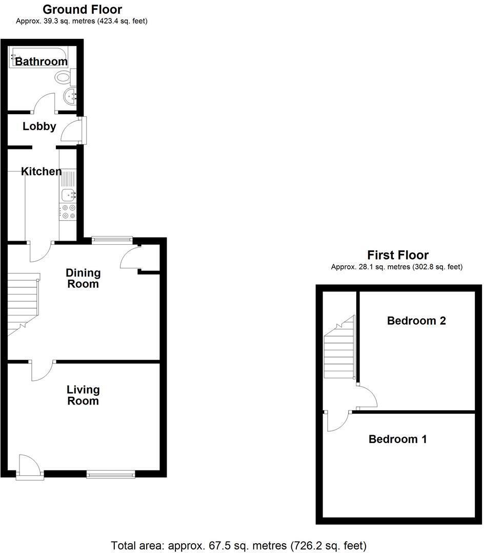Neville Terrace, Durham, DH1 floorplan