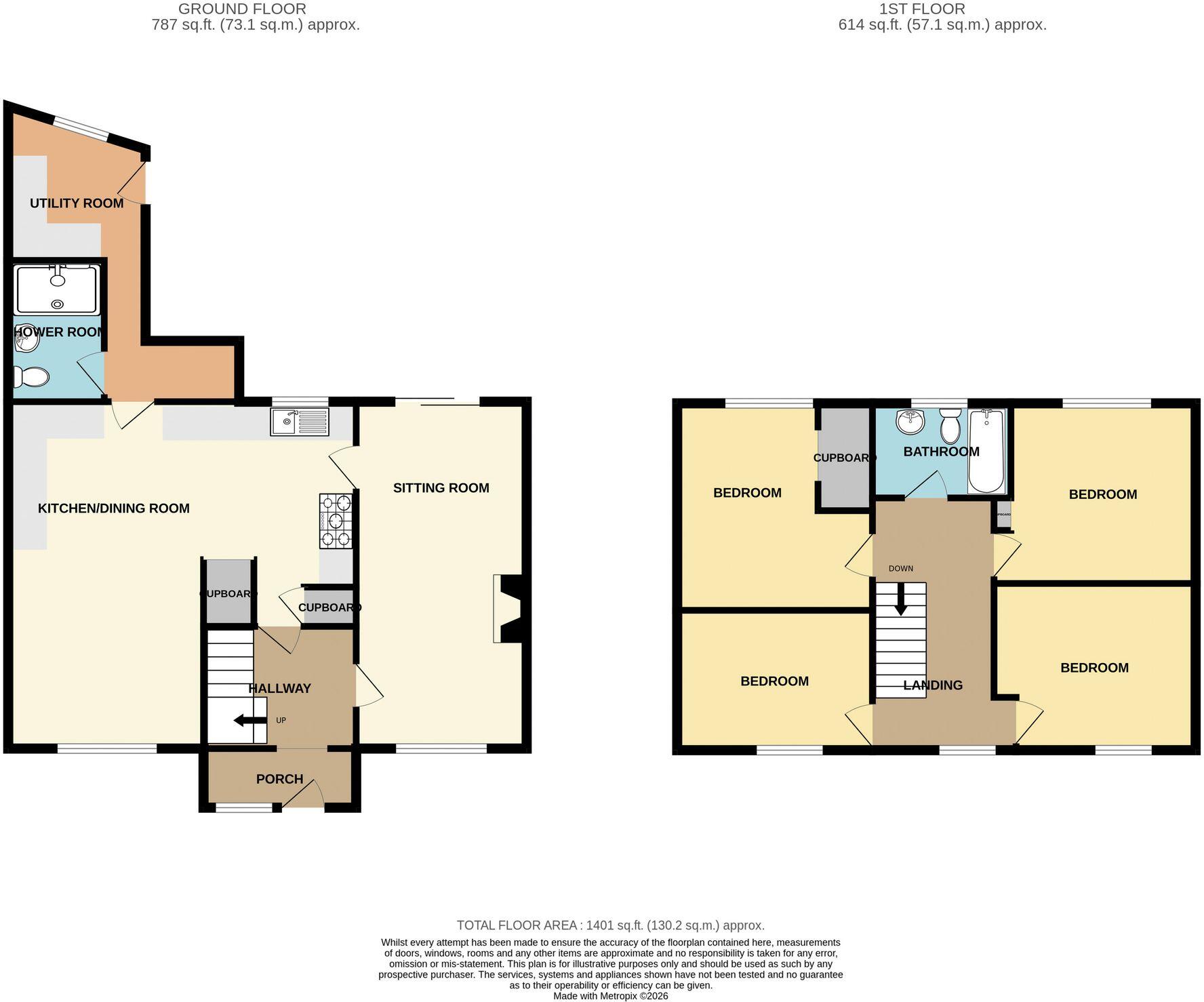 Wordsworth Drive, Taunton, TA1 floorplan