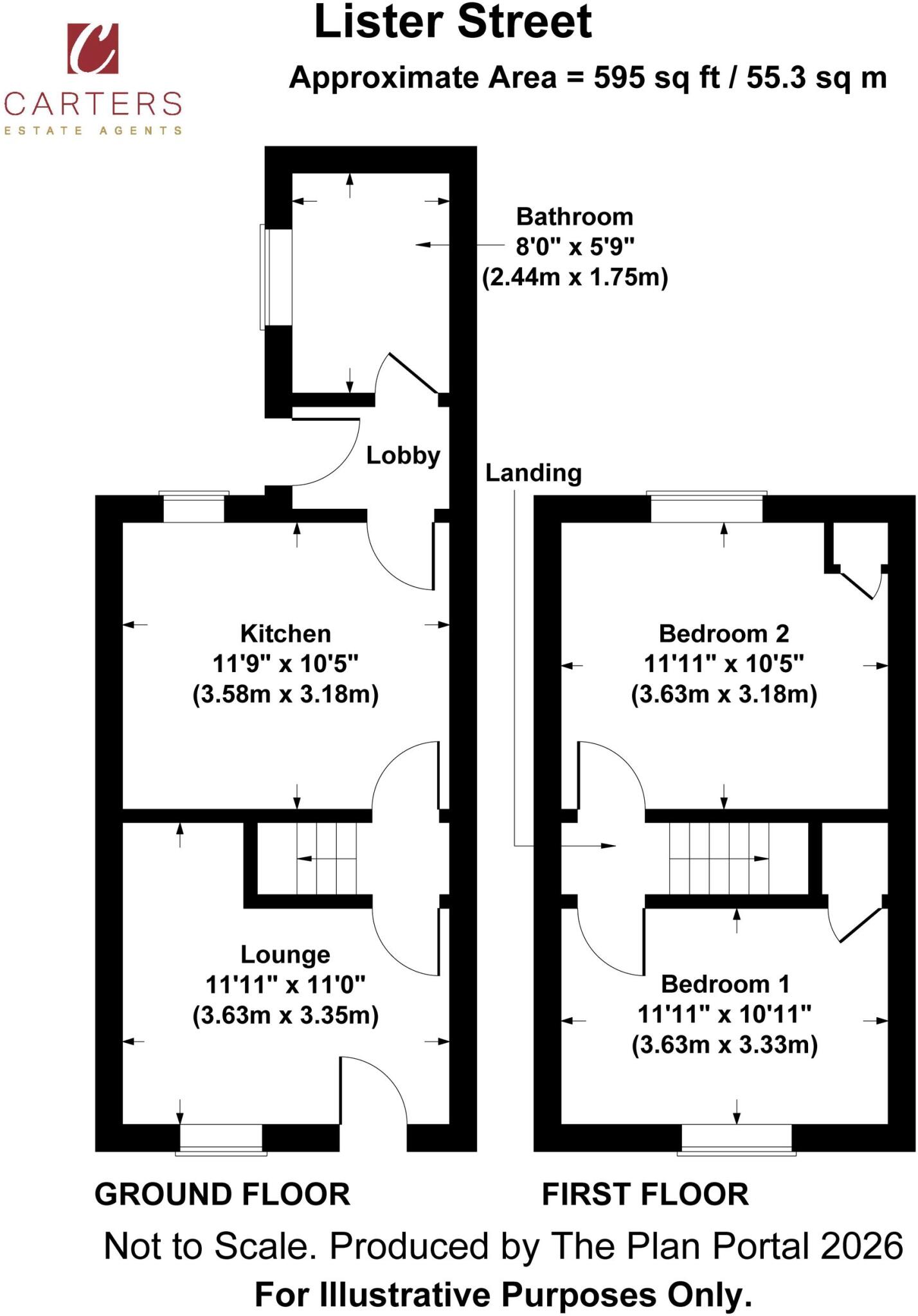 Lister Street, Nuneaton, CV11 floorplan