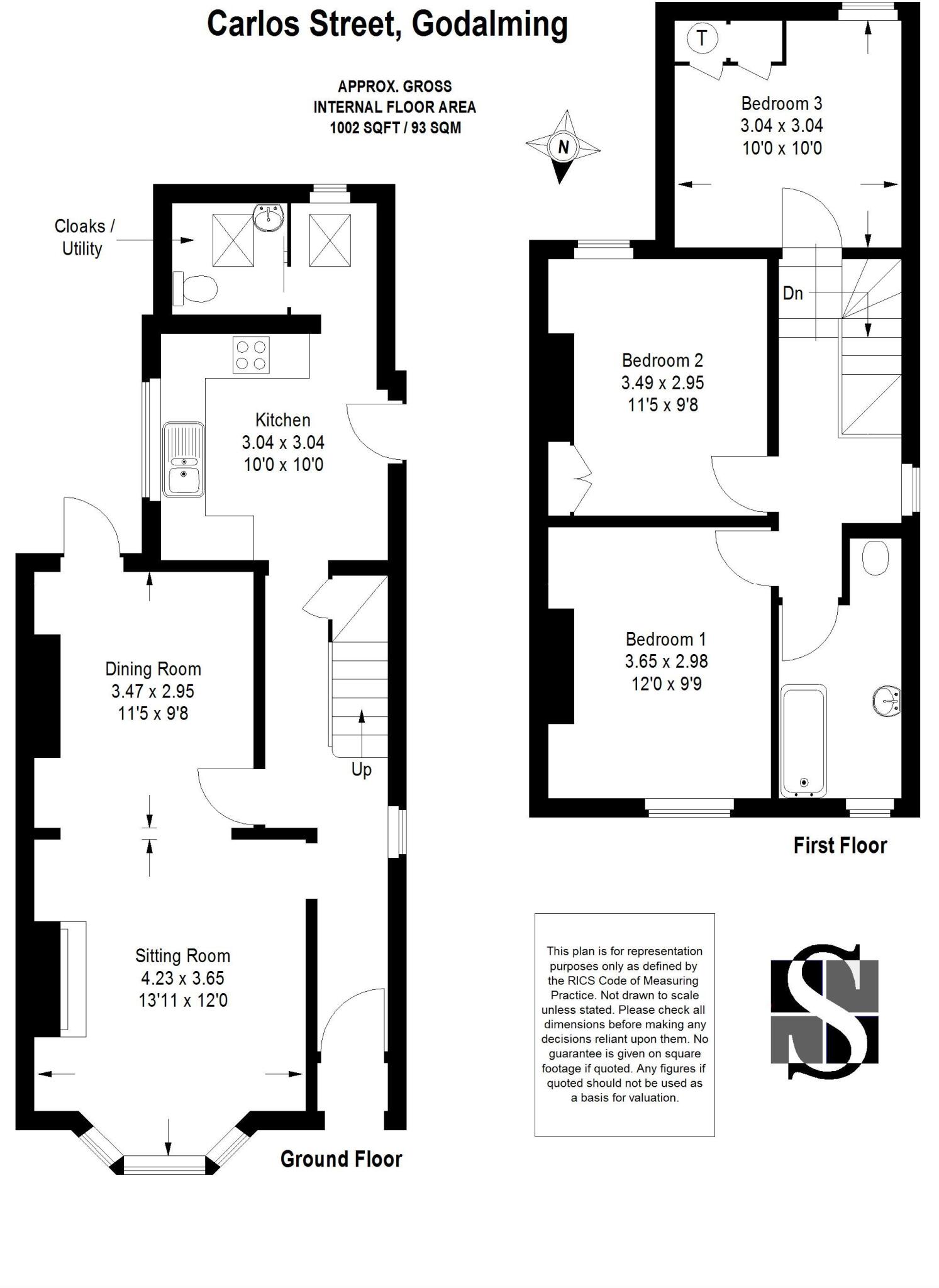 Carlos Street, Godalming, GU7 floorplan