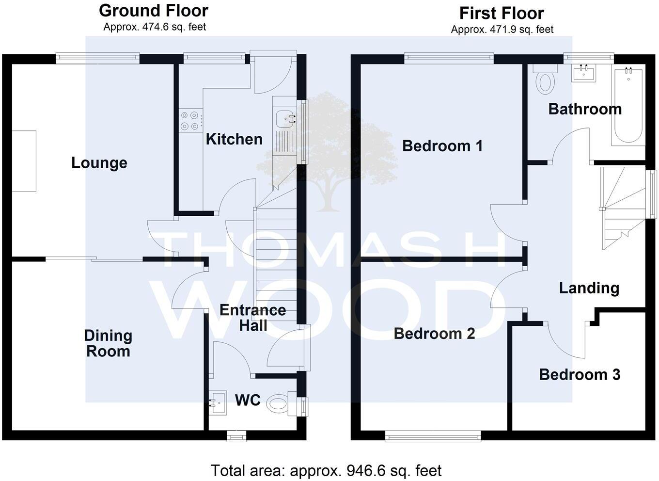 Heol Lewis, Rhiwbina, Cardiff floorplan