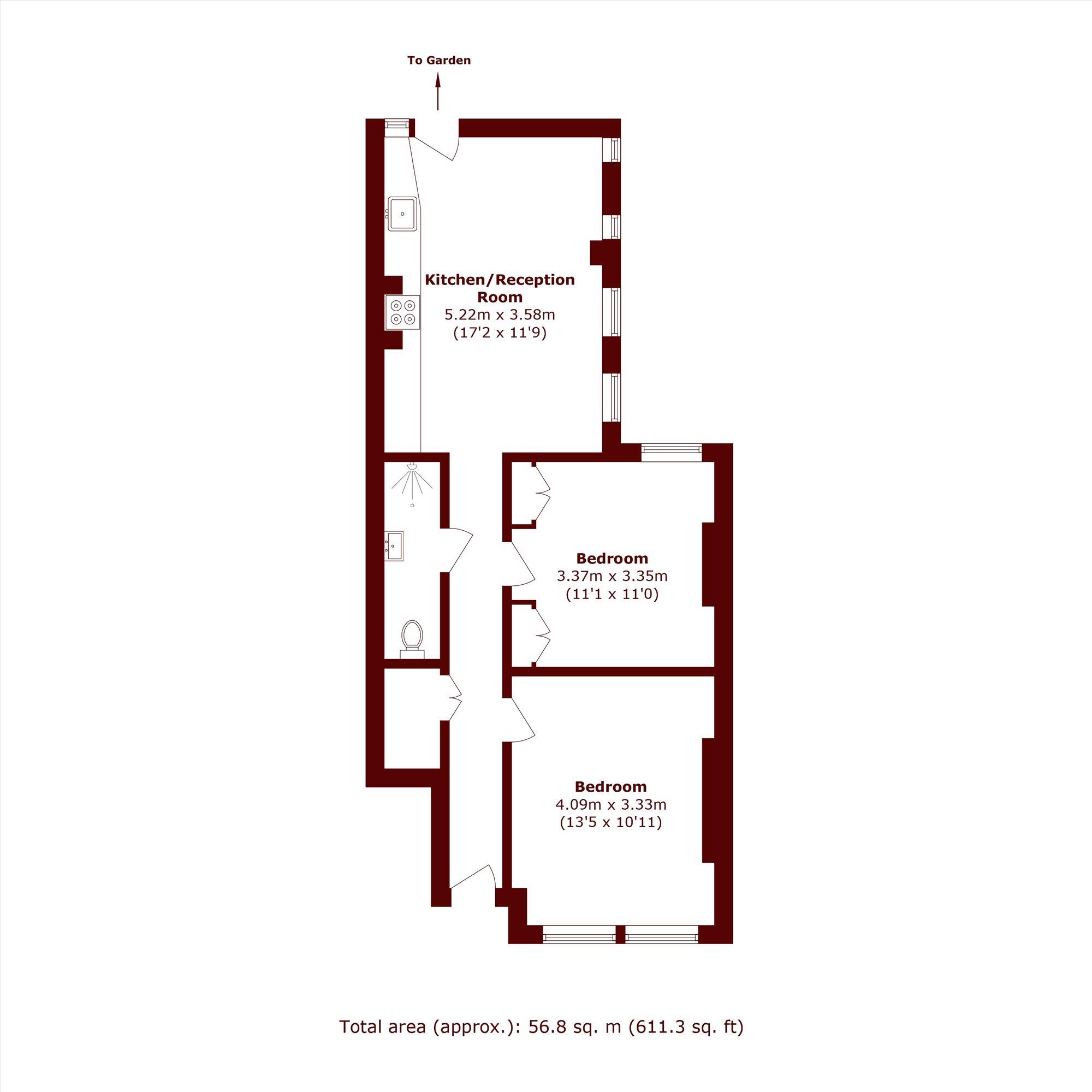 Hailsham Avenue, Streatham floorplan