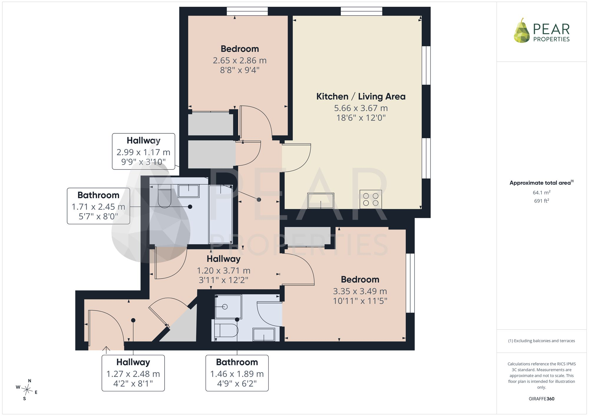 Crescent Road, Worthing, BN11 floorplan