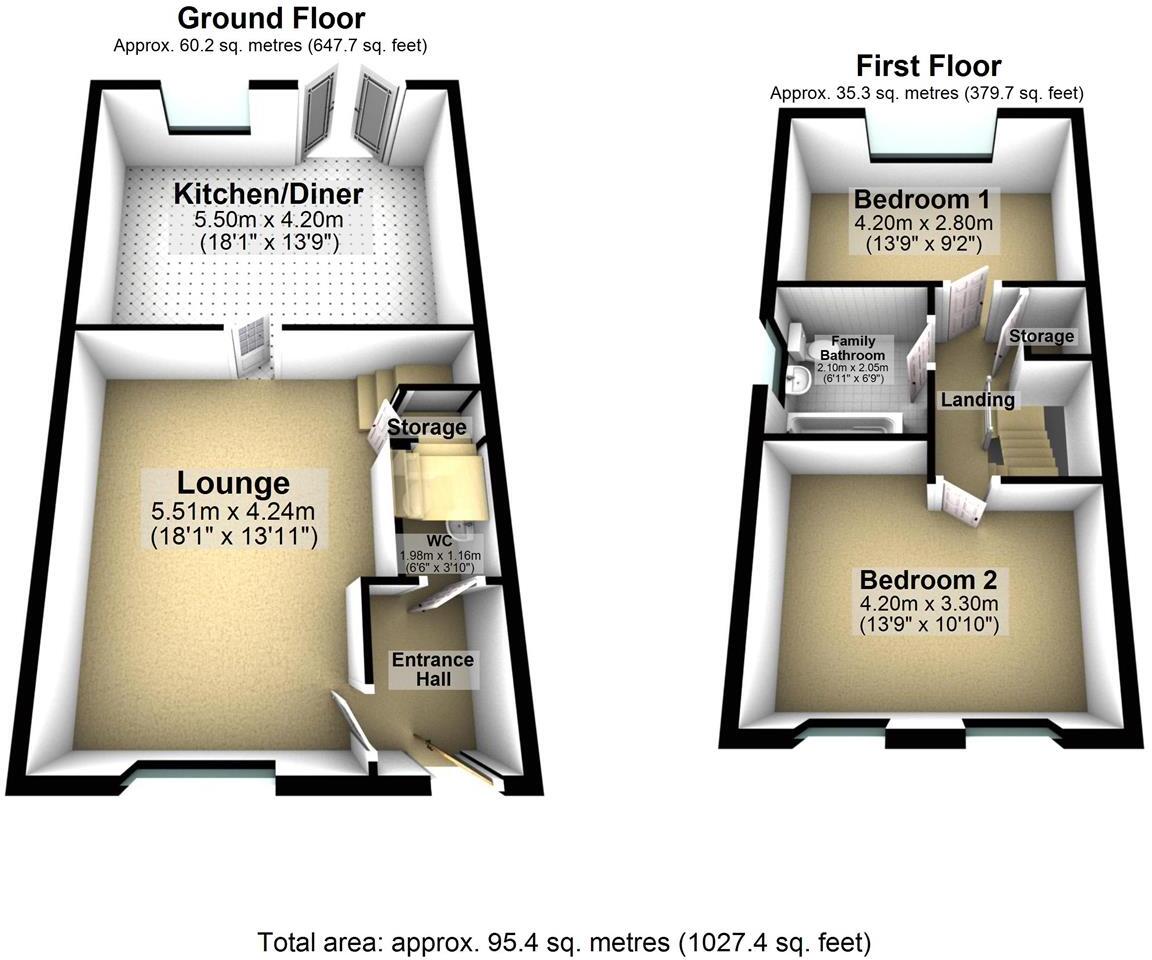 Manor Court, Barlby floorplan