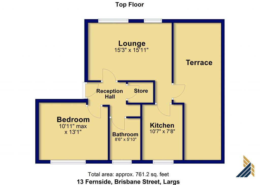 13 Fernside, Largs, KA30 8QG floorplan