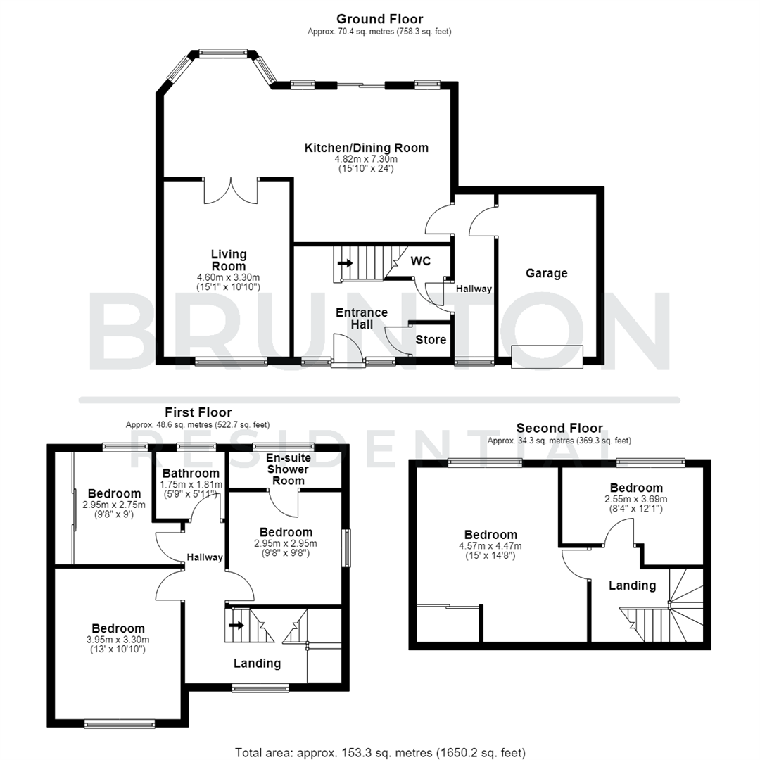 Kirkley Drive, Ponteland, NE20 floorplan