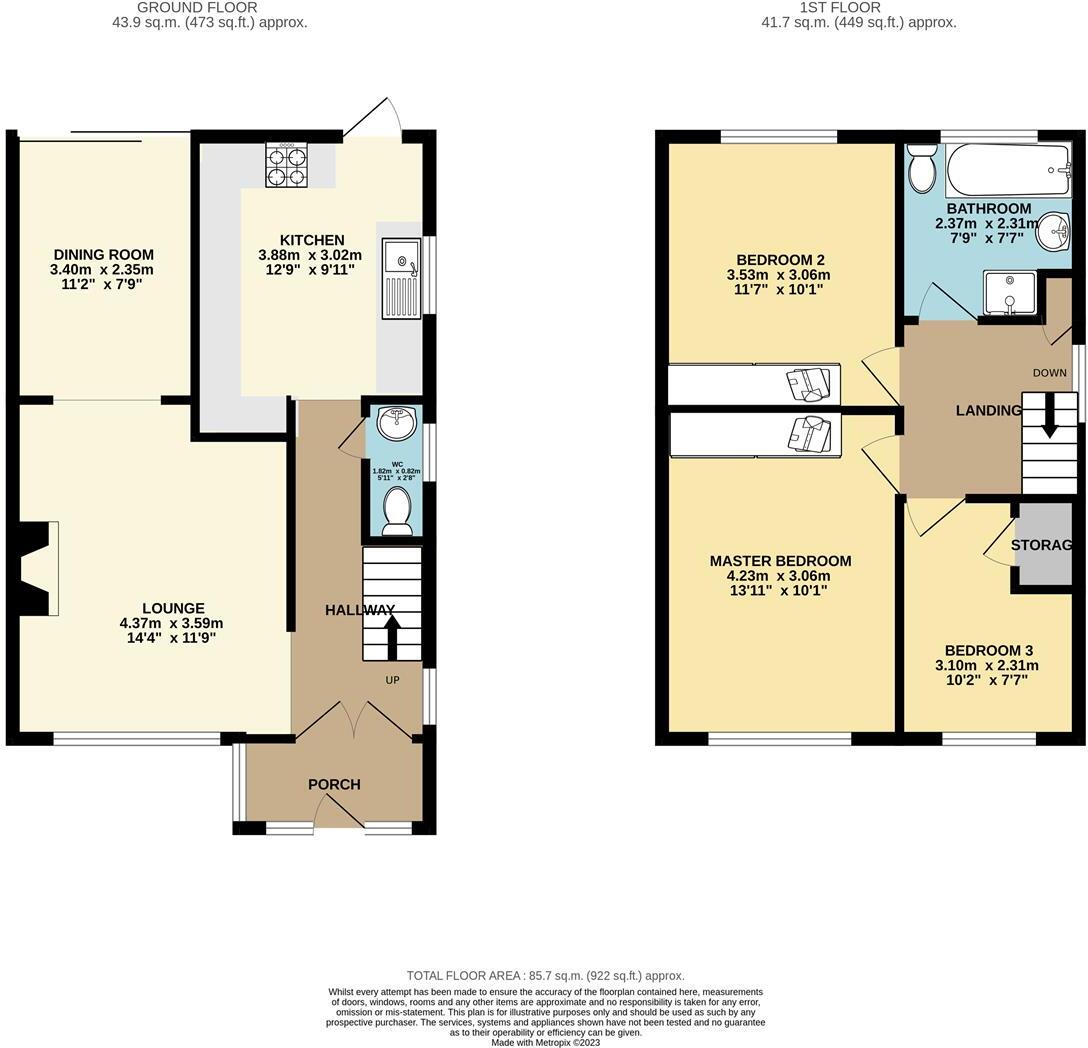 Deer Park, Harlow floorplan