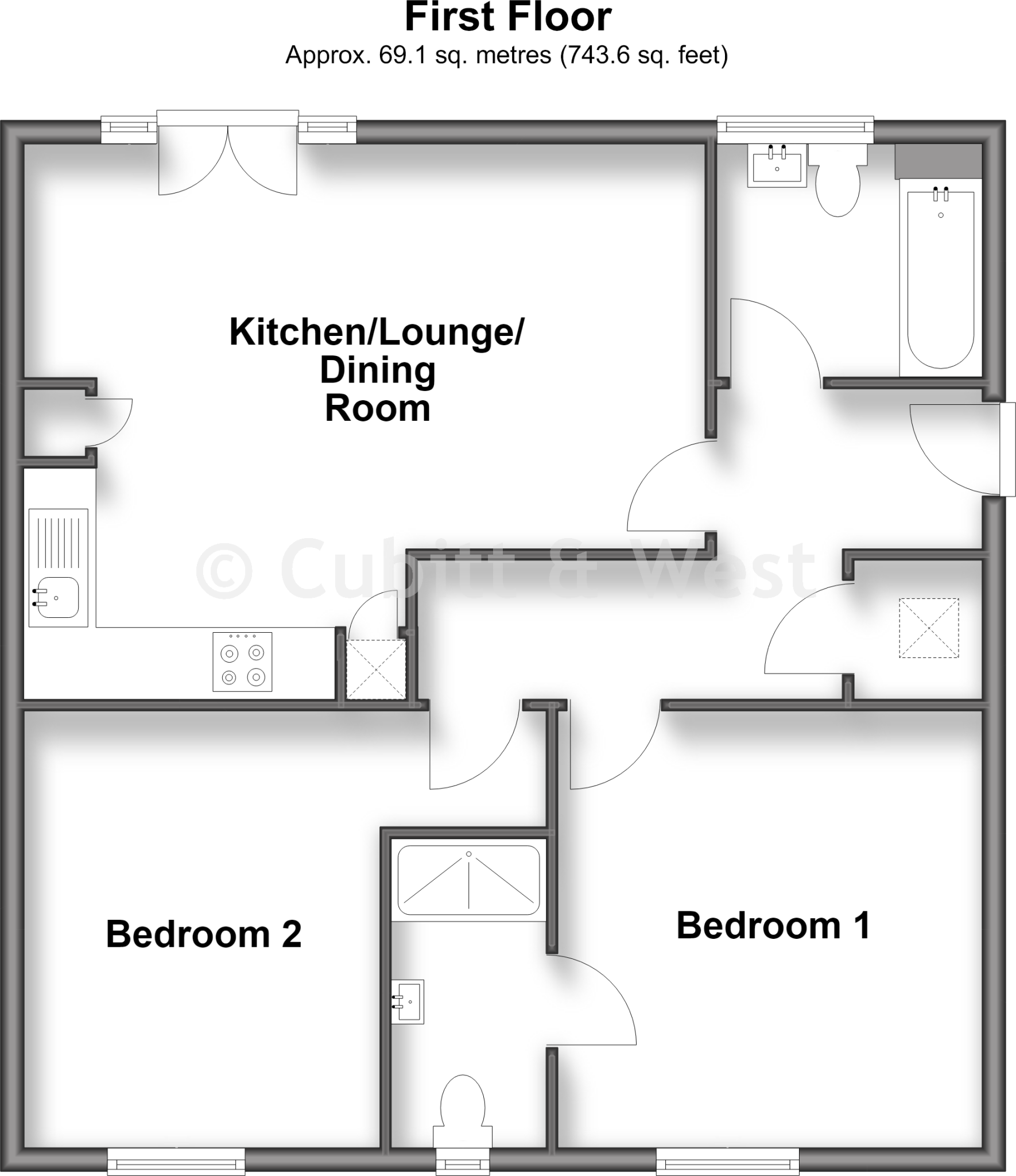 Victoria Road, Burgess Hill, West Sussex floorplan