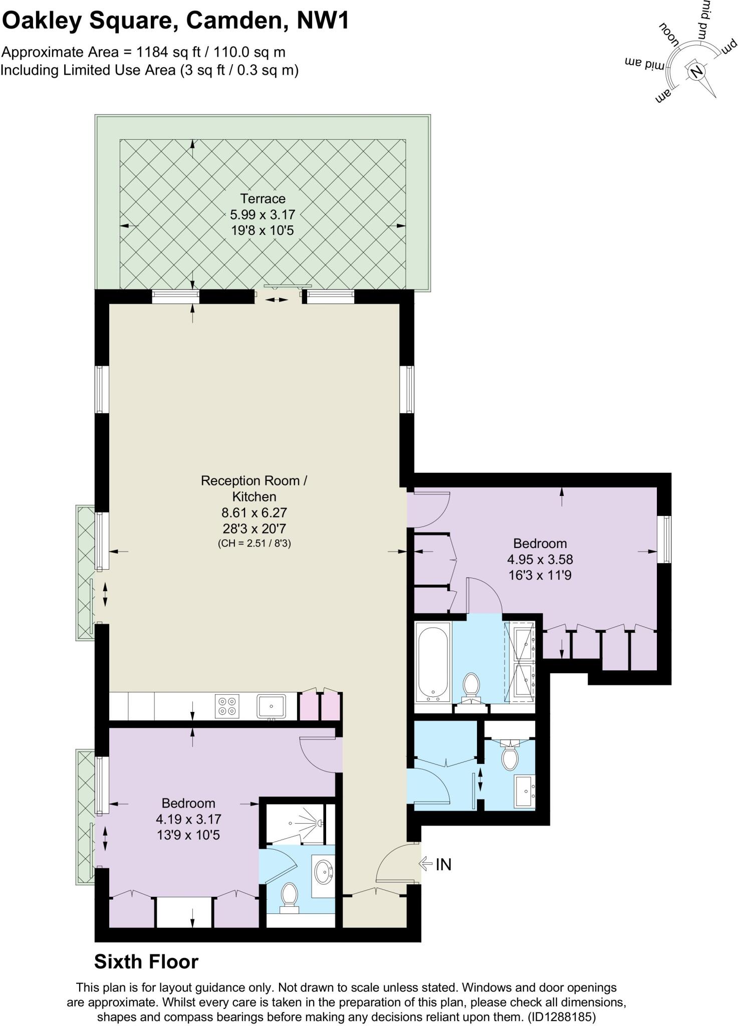 Oakley Square, Camden, London, NW1 floorplan
