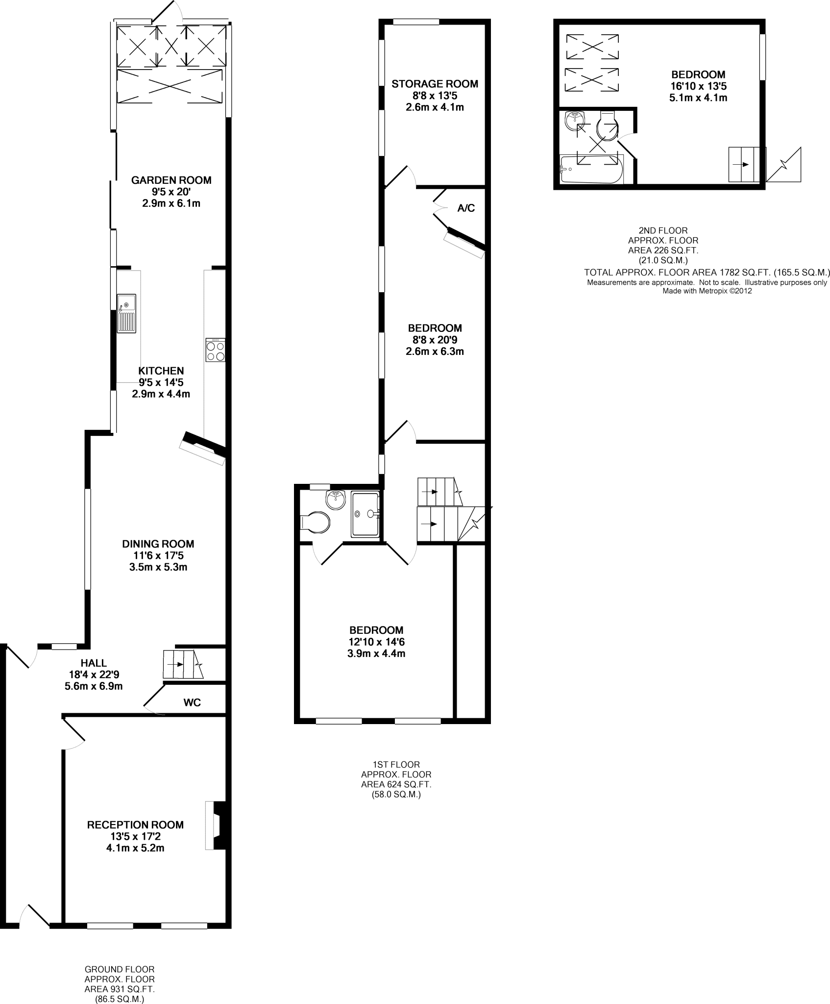 Monmouth Street, Topsham floorplan