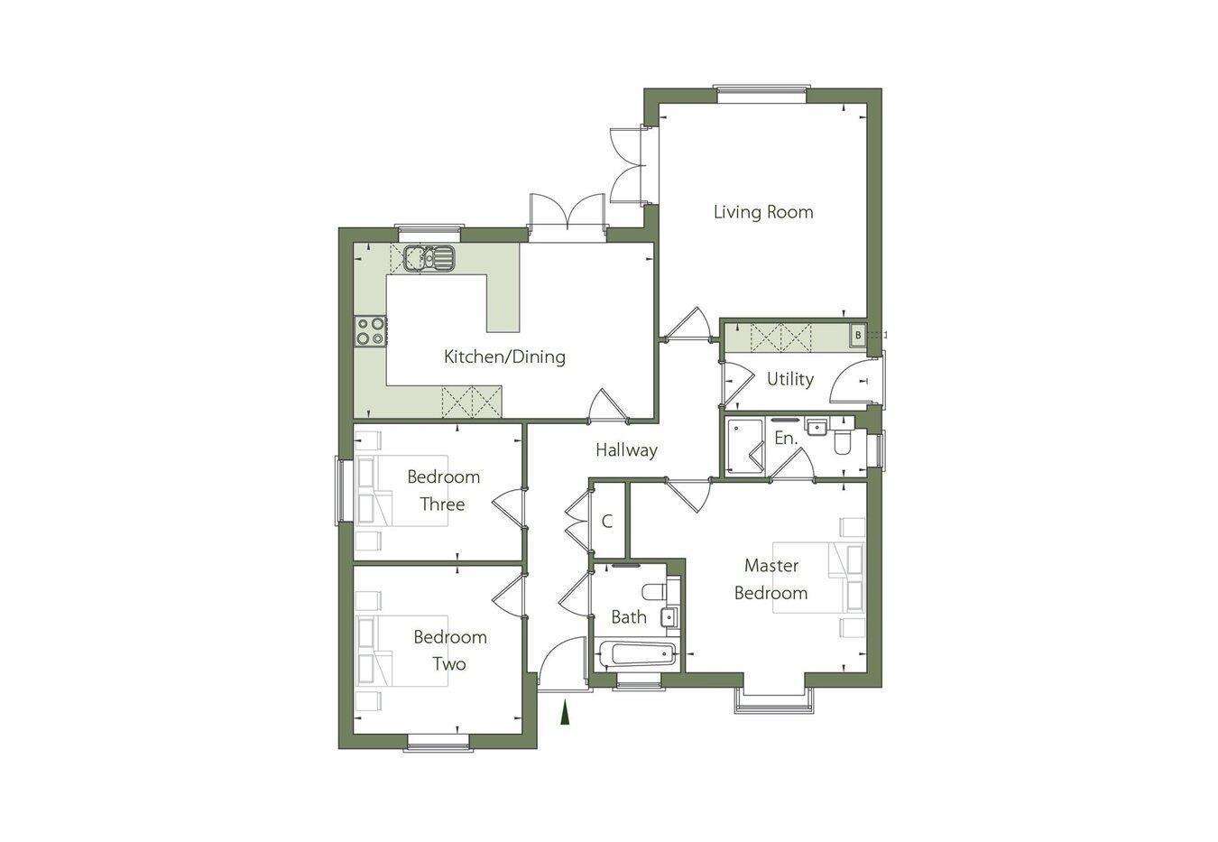 St Peters Mews, Alresford, Colchester, CO7 floorplan