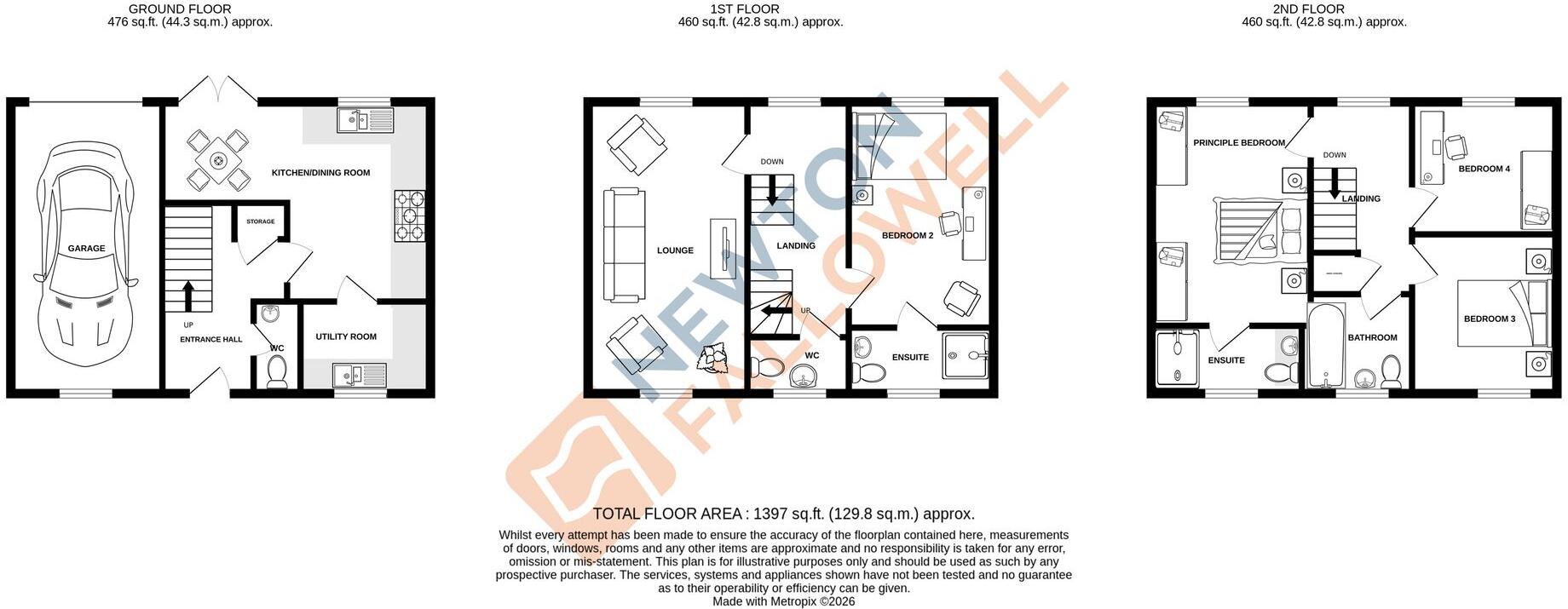 The Gables, Bourne, PE10 floorplan