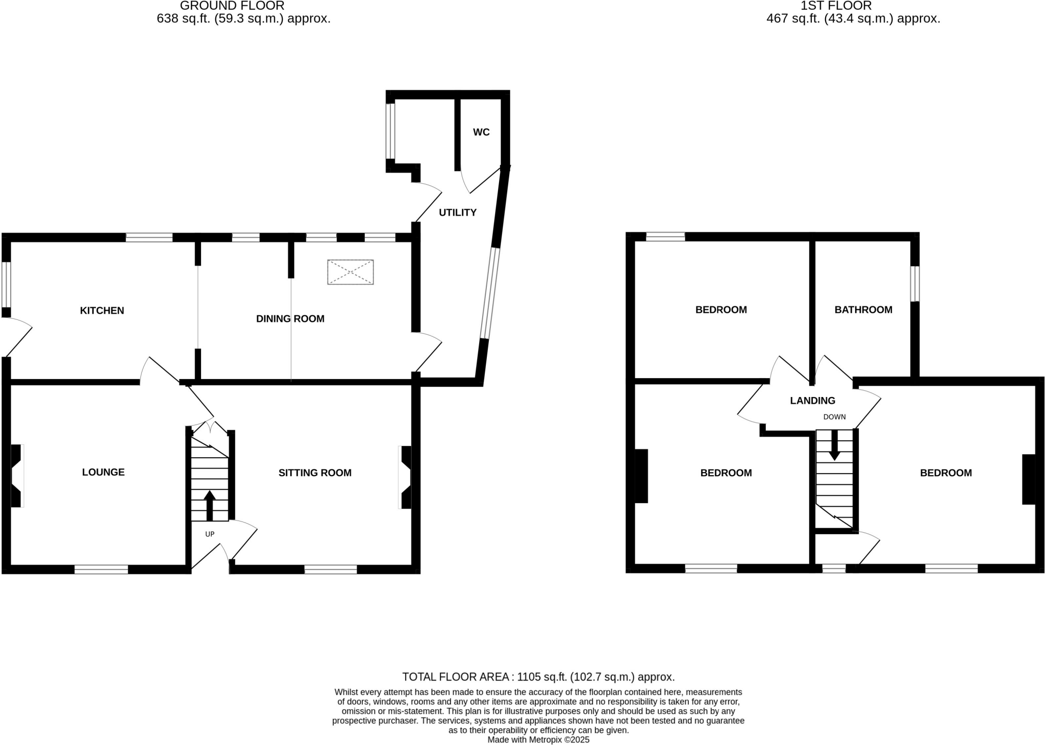Smithy Road, Coedpoeth, Wrexham floorplan