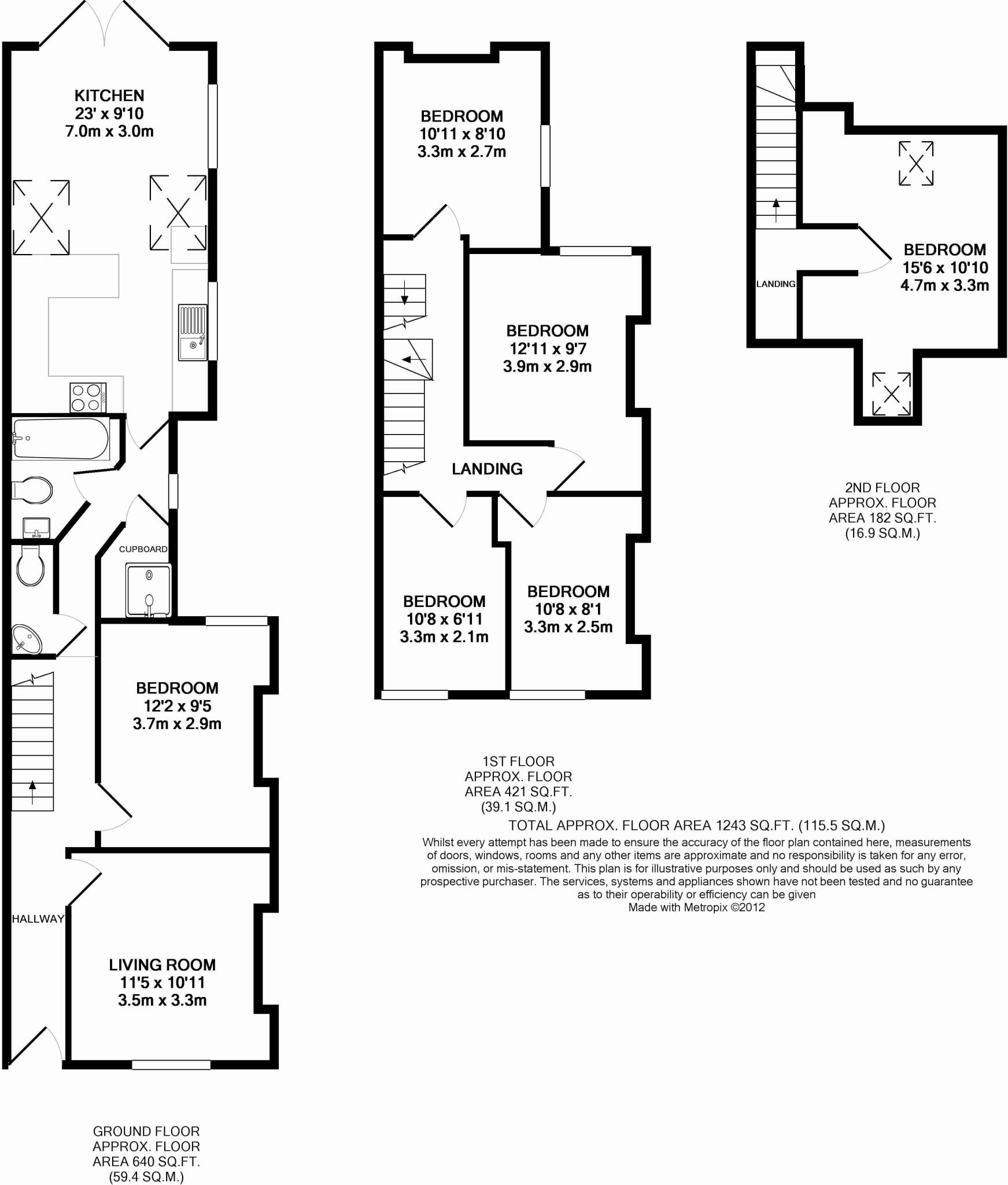Minny Street, Cathays, Cardiff floorplan