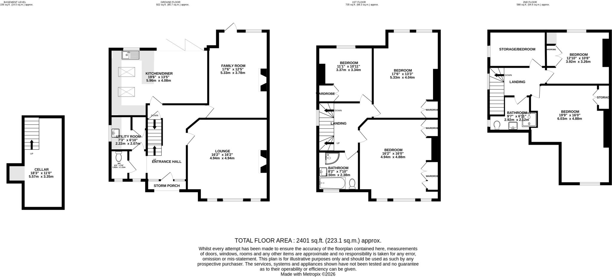 Carlisle Avenue, St. Albans, Hertfordshire, AL3 floorplan