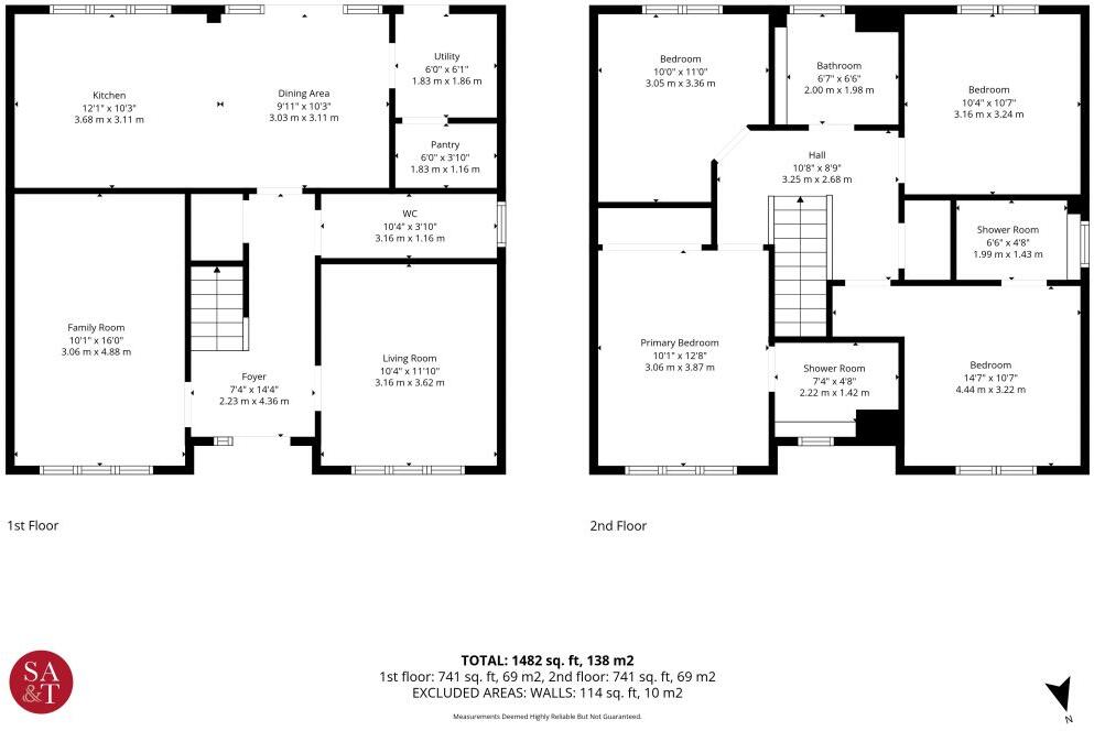 3 Fernwood Drive, Dalkeith, EH22 1FS floorplan