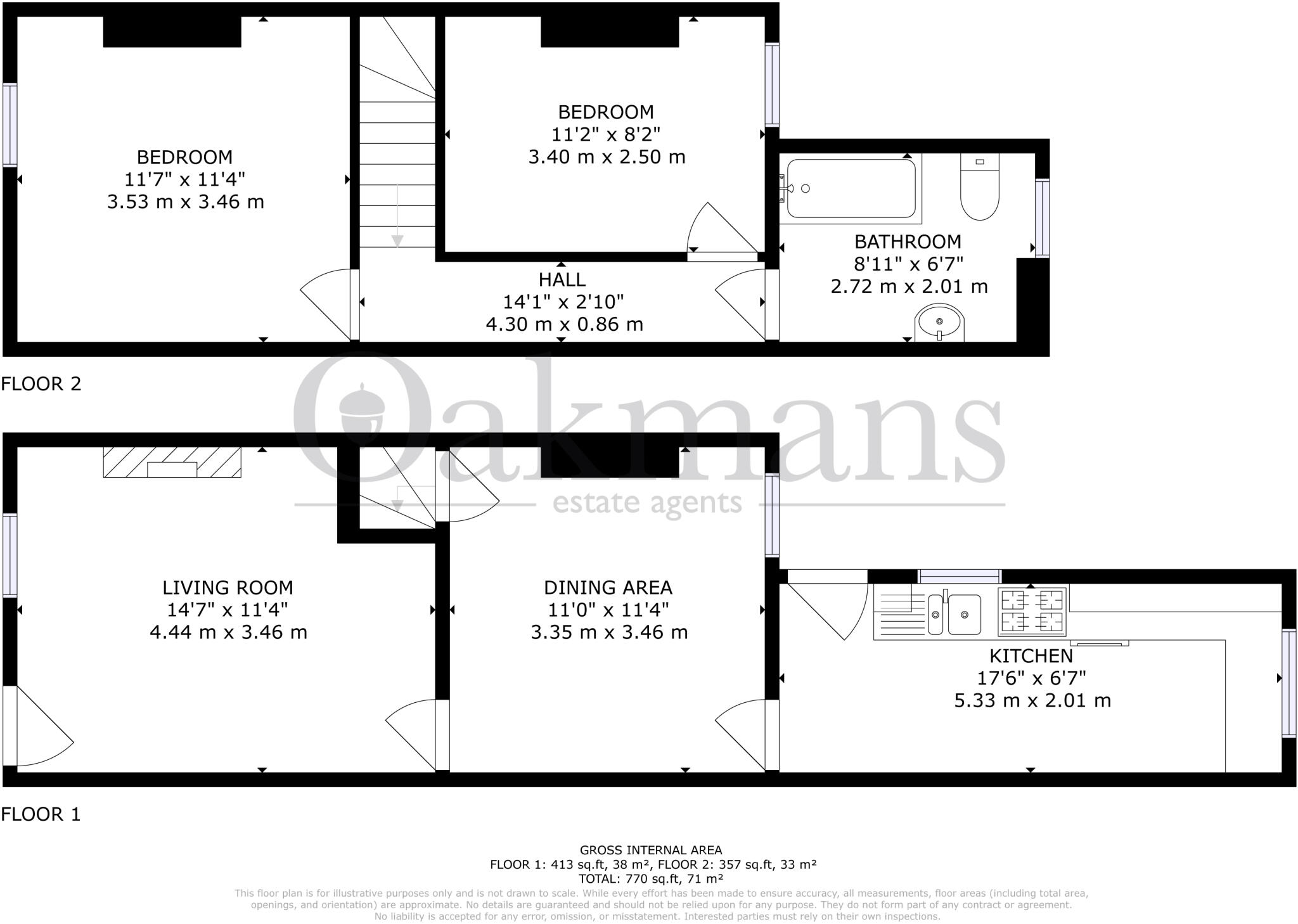 Myrtle Place, Birmingham, B29 floorplan