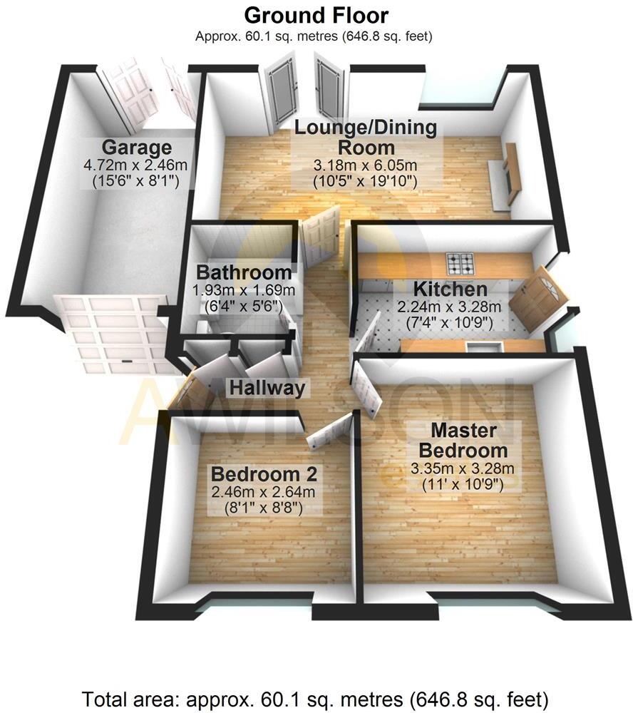 Highfield Gardens, Hollingworth, Hyde floorplan