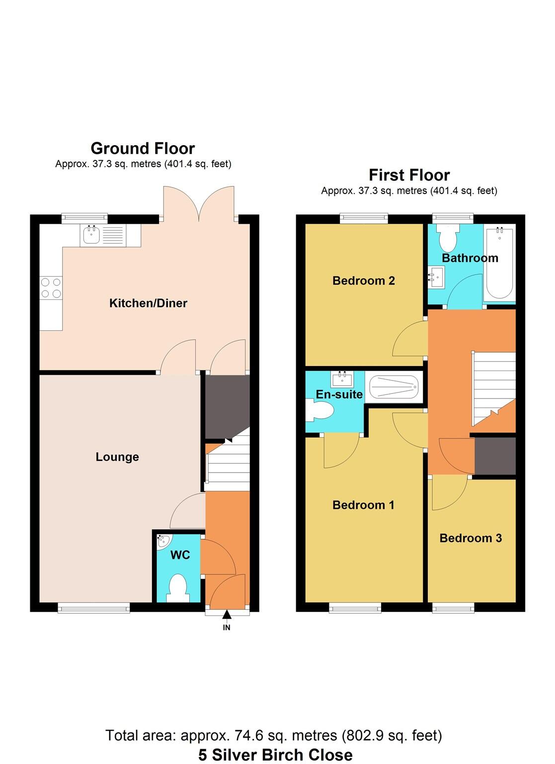 Silver Birch Close, Pontrhydyrun, Cwmbran floorplan