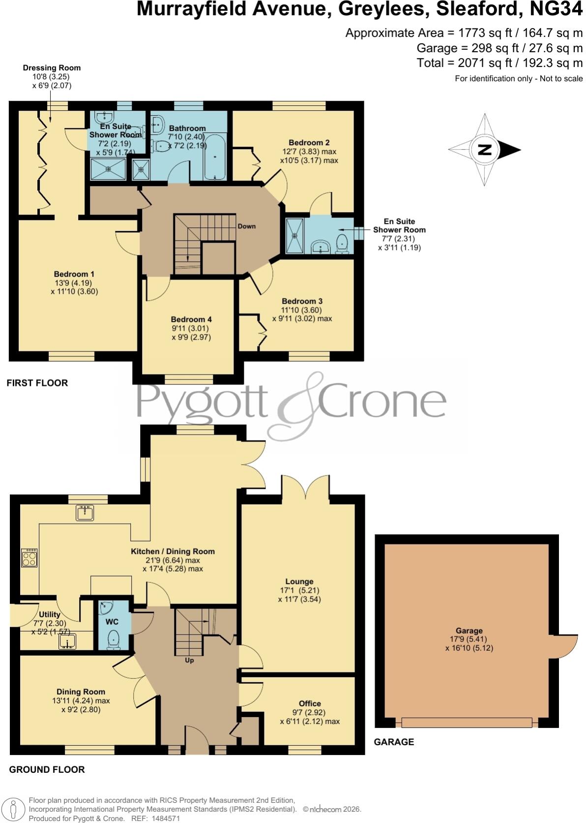 16 Murrayfield Avenue, Greylees, Sleaford floorplan