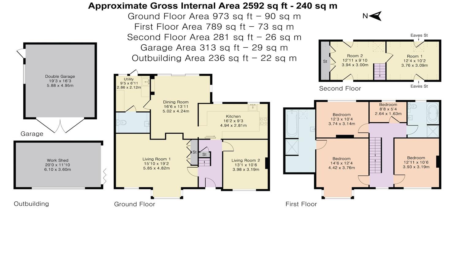 Grosvenor Road, Caversham, Reading floorplan