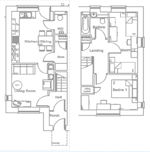 Well Wood View, Castleford, Wakefield floorplan