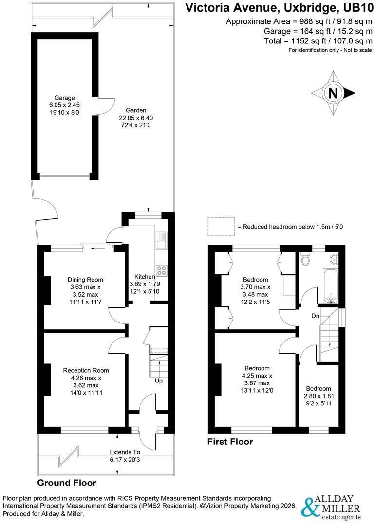 Victoria Avenue, Hillingdon floorplan