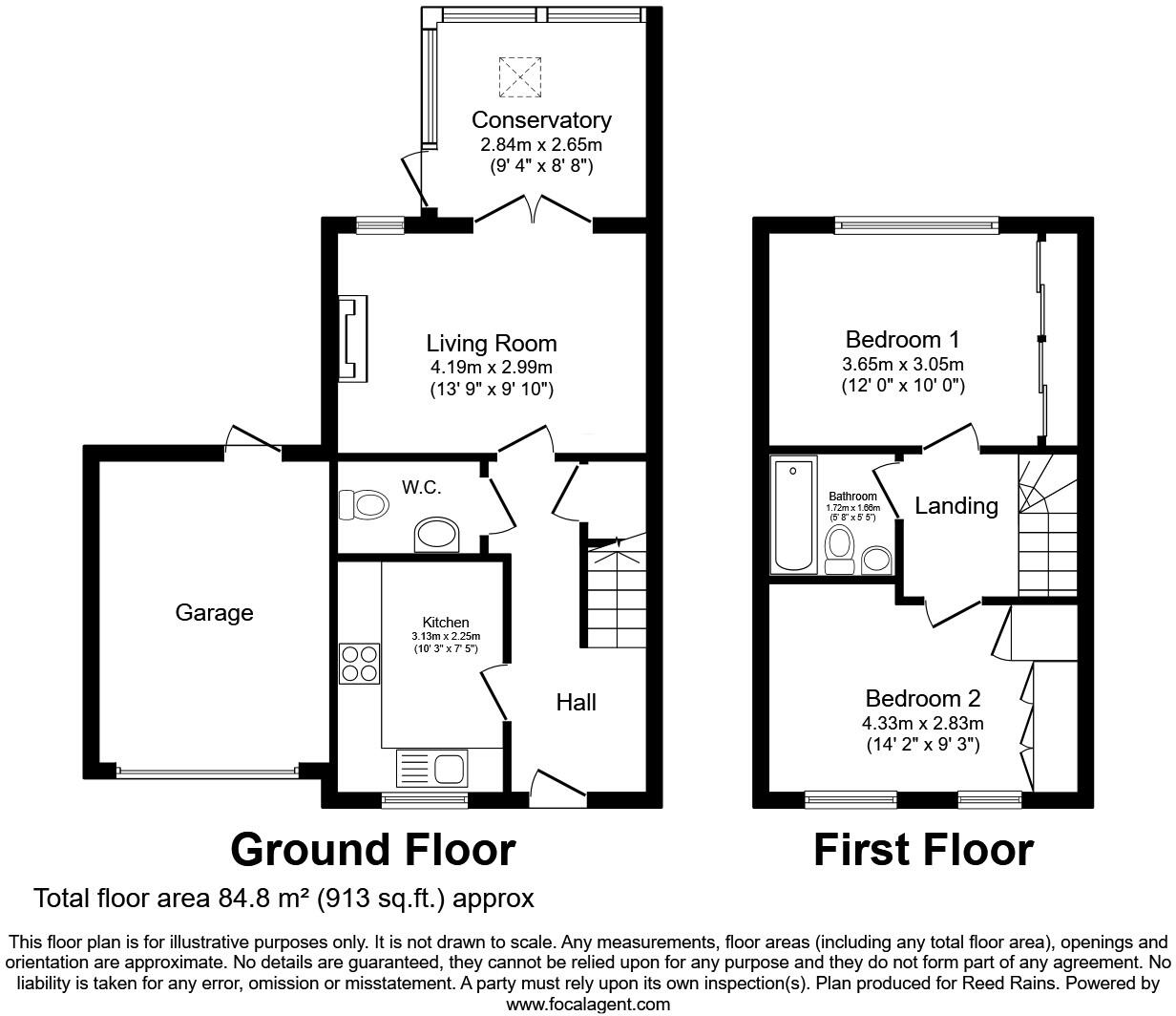 Whittaker Close, Congleton, Cheshire, CW12 floorplan