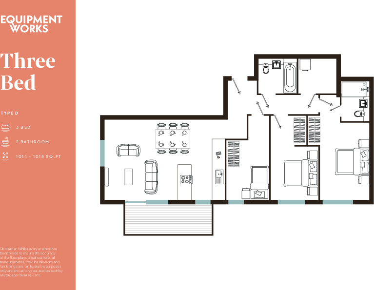 Flat B506, Equipment Works, 2 Vanguard Way, London, E17 6DL floorplan