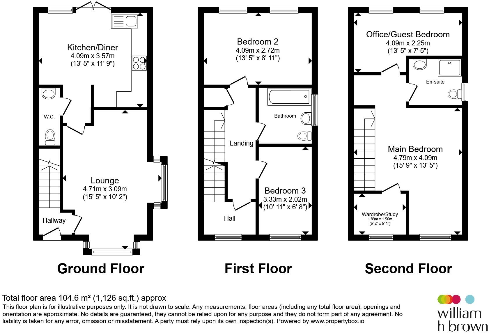 The Avenue, Wingerworth, Chesterfield floorplan