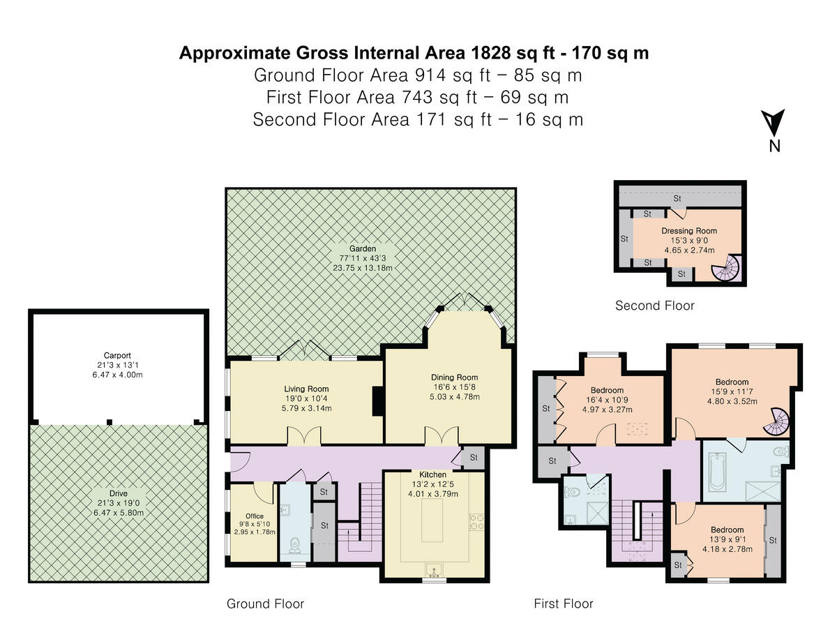 Tydcombe Road, Warlingham, CR6 floorplan