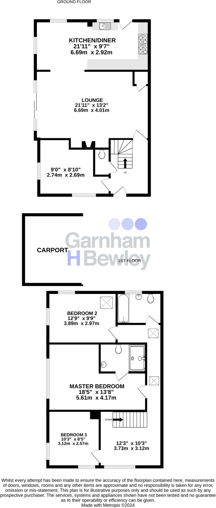 Tylers Lane, TN22 floorplan