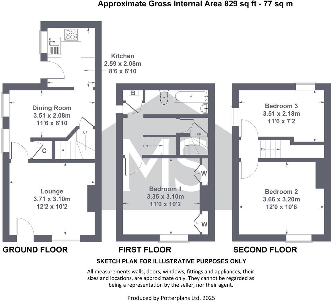 12, Wold Street, Norton, Malton floorplan