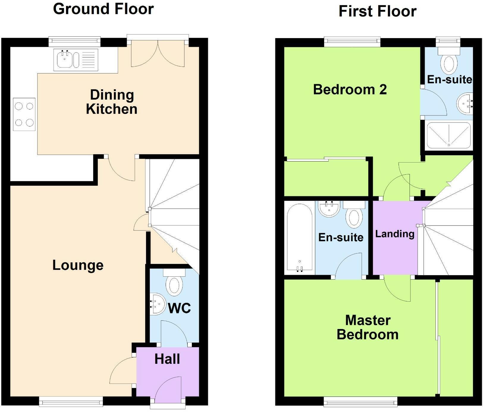 Bracken Crescent , Leyland floorplan