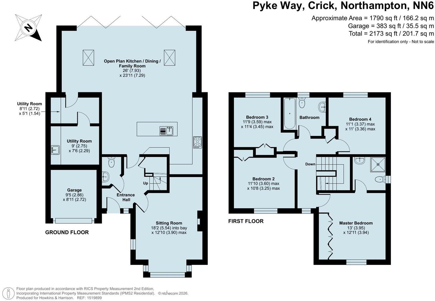 Pyke Way, Crick, Northamptonshire, NN6 floorplan